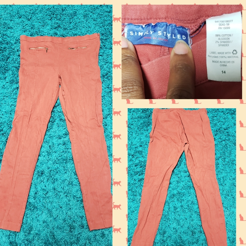 Orange Pants